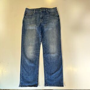 Lucky Brand 363 Straight Denim Blue Jeans Men's Size 34/31 Medium Wash